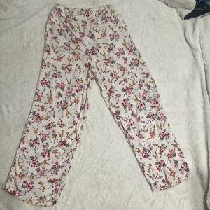 Floral Wide Leg Pants‎